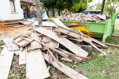 Professional team clearing a house in Blackwall