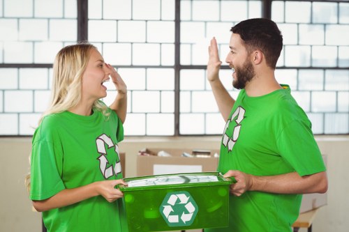 Eco-friendly office clearance practices in Blackwall